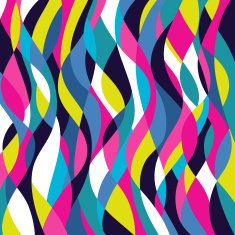 Mosaic abstract wave background N2