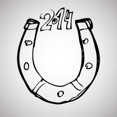 Lucky horseshoe sketch