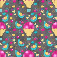 Romantic seamless pattern N16