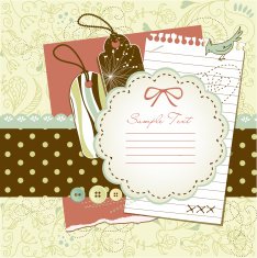 Cute scrapbook elements N4