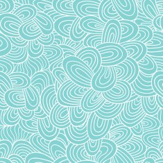 Seamless wave hand-drawn pattern N68