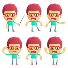 casual man in various poses N11