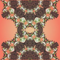 Oriental mandala motif N10