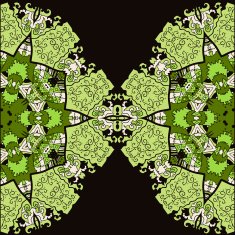 Oriental mandala motif N11