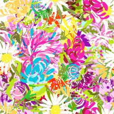 Floral summer bouquet for your design N3