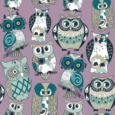Seamless owl pattern N2