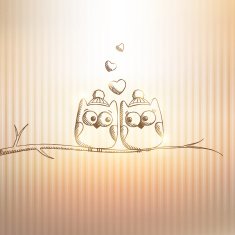 card with owls N2