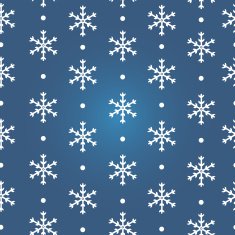 vector seamless pattern of snowflakes N4