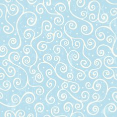 Winter seamless pattern with swirls