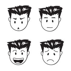 four face