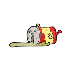 gross junk food cola can cartoon N4