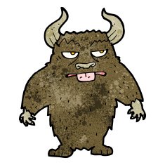 Cartoon Minotaur N6