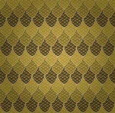 Seamless decorative golden plaited texture