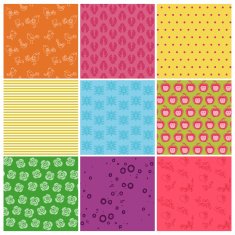 Set of Simple Background Patterns