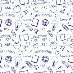 Back to School Doodles Pattern