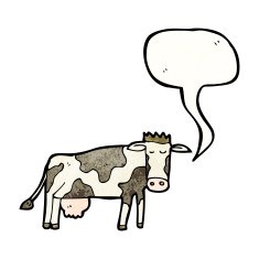 Cartoon Cow N159