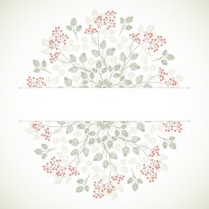 Greeting card with flowers N2