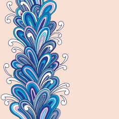 Abstract hand-drawn banner N5