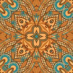 Original Traditional Ornamental Floral Paisley Bandanna
