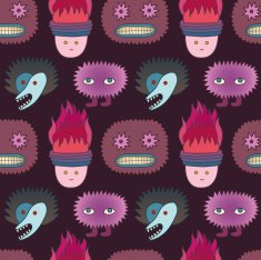 Monsters pattern N7