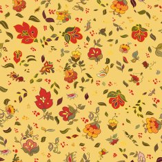 Floral vector seamless pattern N2