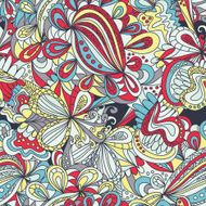 Abstract seamless hand-drawn pattern N79