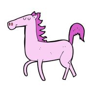 Cartoon Horse N121