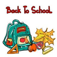 Back to school education icons cartoon set N11