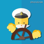 captain flat icon