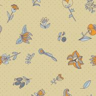 Flower seamless texture Endless floral pattern N14