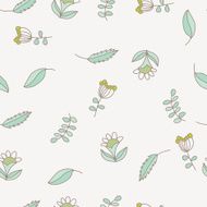 Flower seamless texture Endless floral pattern N16