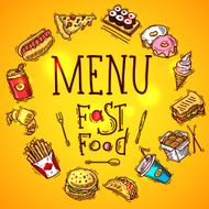 Fast food menu N6