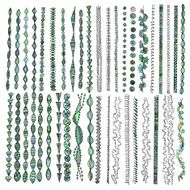 Hand drawn vector line border set and design element N13