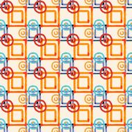 Abstract geometric seamless pattern N17