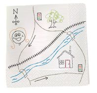 Napkin Sketch - Map