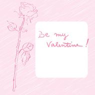 Valentine rose