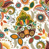 Vector seamless ethnic pattern N3