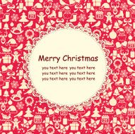 Vector christmas background with place for text