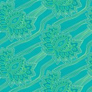 Floral seamless pattern with points N5