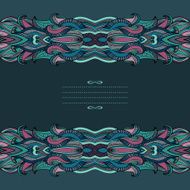 Indian Wavy Pattern Abstract Background