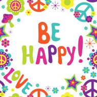 Greeting card Be happy