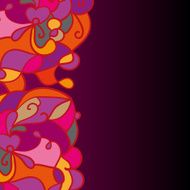 Floral abstract background
