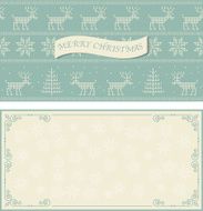 set of christmas cards