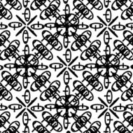 abstract black and white decoration pattern background