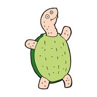 cartoon happy turtle N15