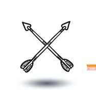 cross arrows vector illustration N2
