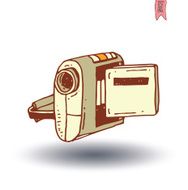 camcorder icon vector illustration N7