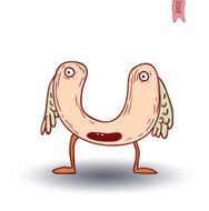 cartoon monster vector illustration N24