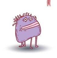 cartoon monster vector illustration N25