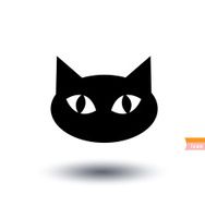 cat icon vector illustration N47